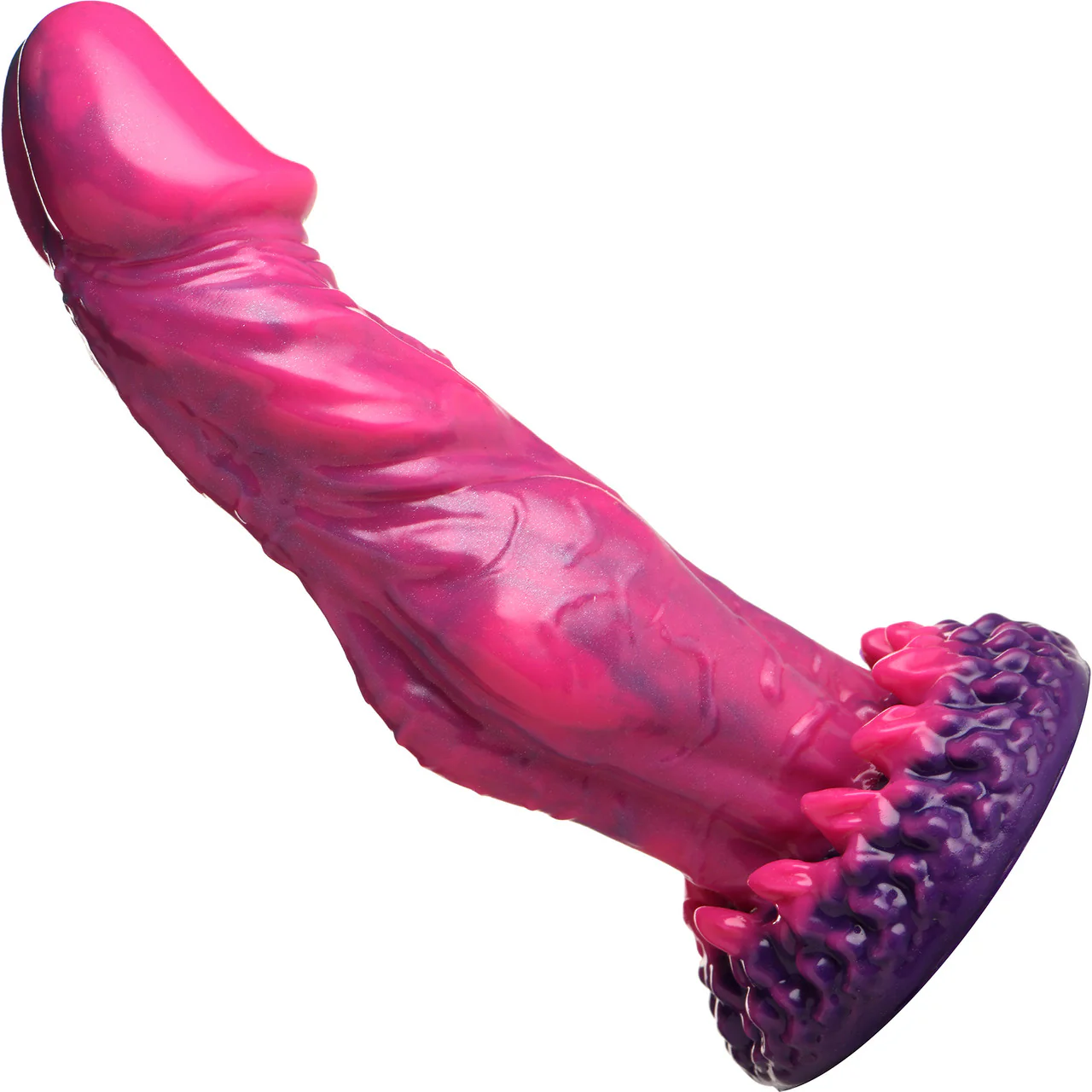 Xenox 8.75" Rechargeable Vibrating Silicone Suction Cup Dildo With Remote By Creature Cocks - Image 2