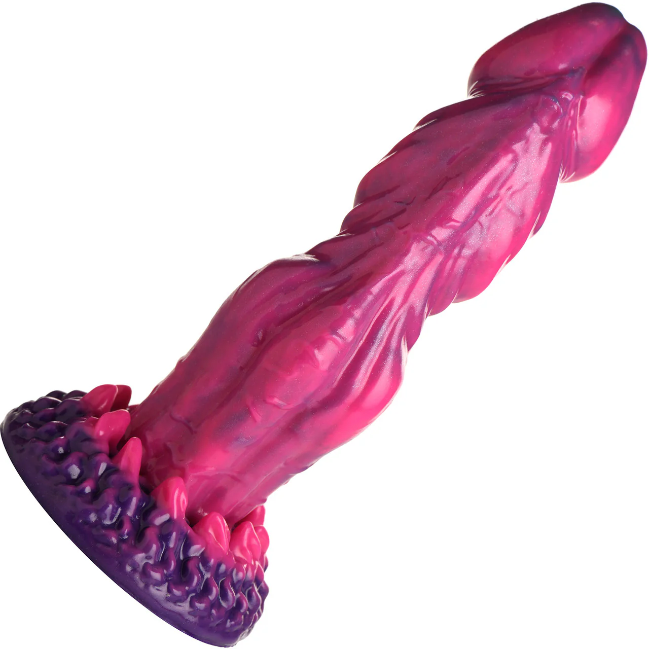 Xenox 8.75" Rechargeable Vibrating Silicone Suction Cup Dildo With Remote By Creature Cocks - Image 5