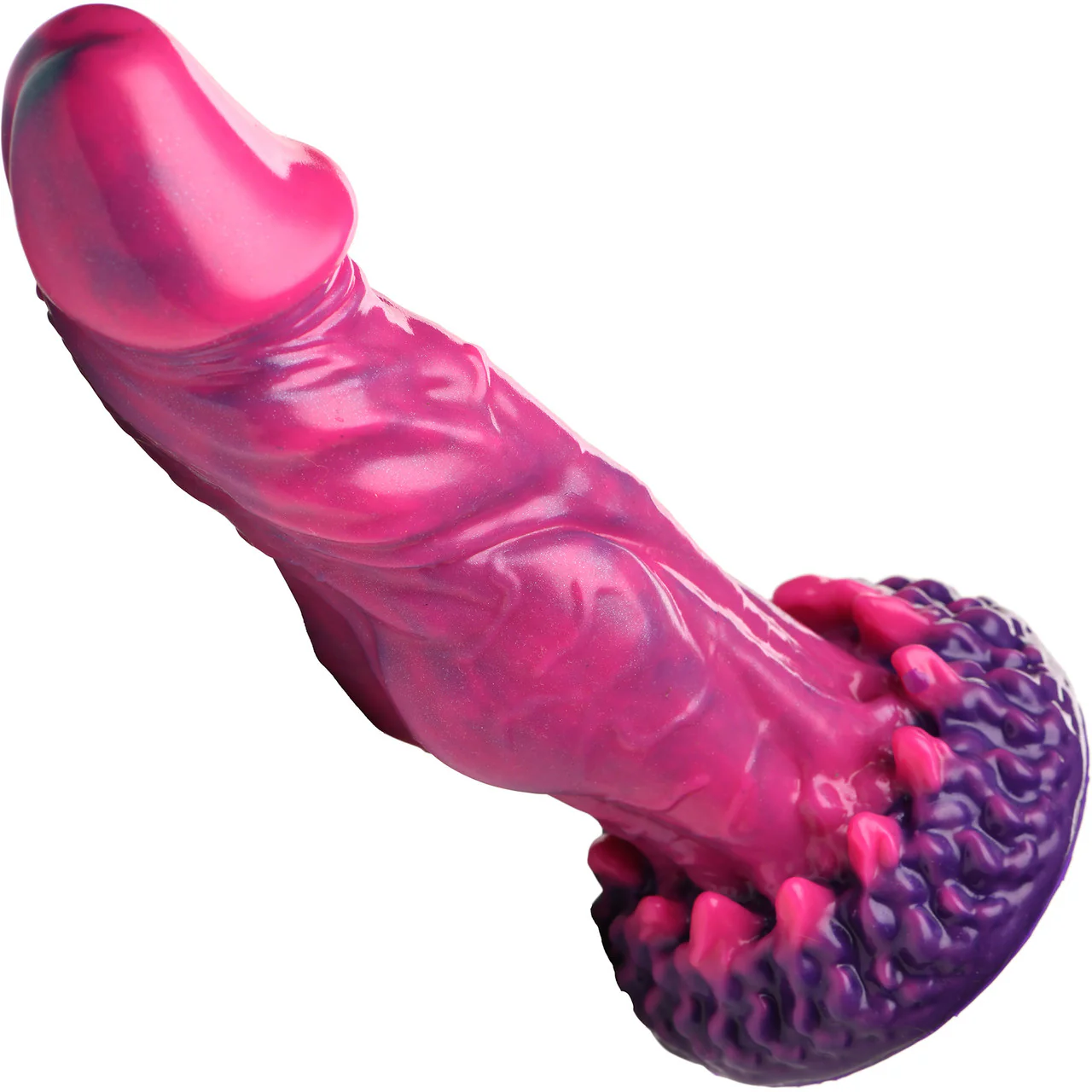 Xenox 8.75" Rechargeable Vibrating Silicone Suction Cup Dildo With Remote By Creature Cocks - Image 6