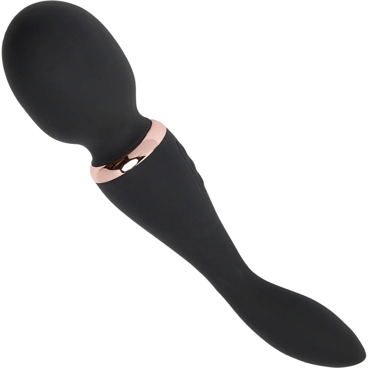 XLR8 Alluvion Silicone Rechargeable Double Ended Wand Massager By Nu Sensuelle - Black - Image 4