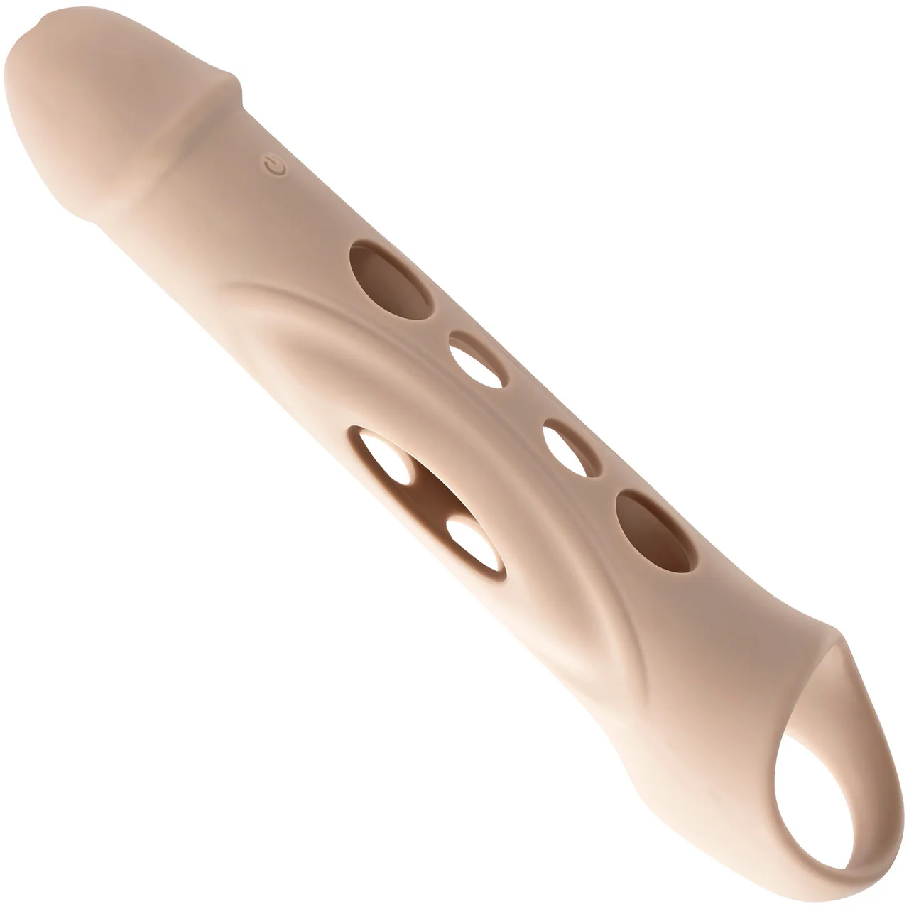 Zero Tolerance Big Boy Extender Rechargeable Silicone Penis Extension With Remote - Vanilla - Image 2