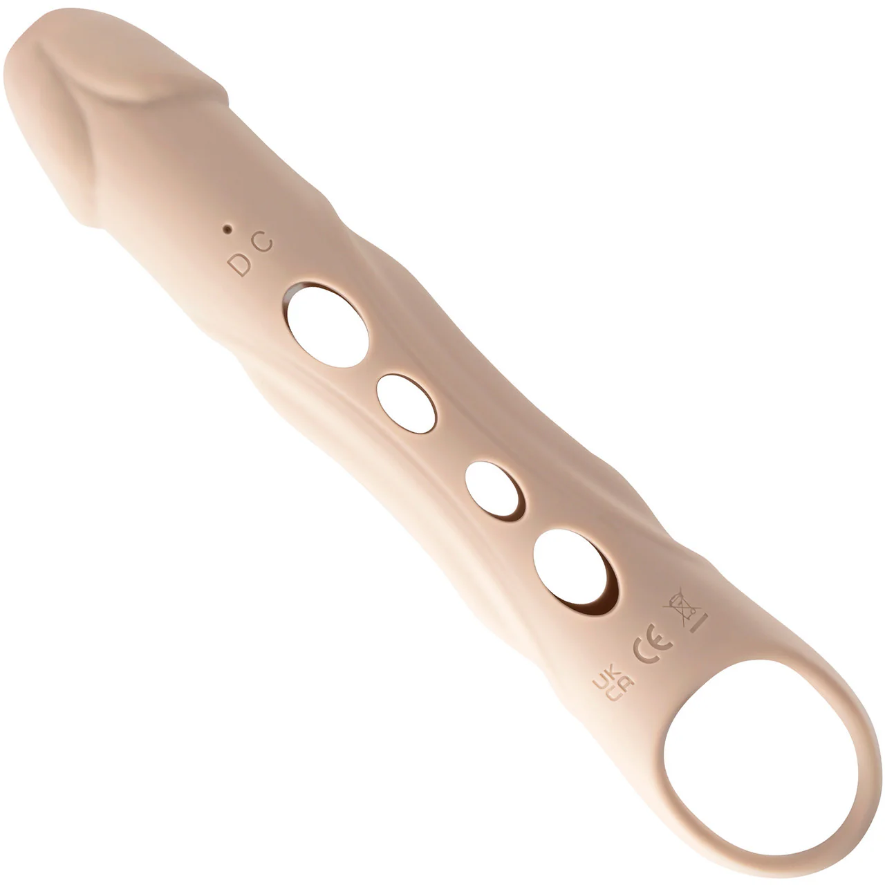 Zero Tolerance Big Boy Extender Rechargeable Silicone Penis Extension With Remote - Vanilla - Image 6