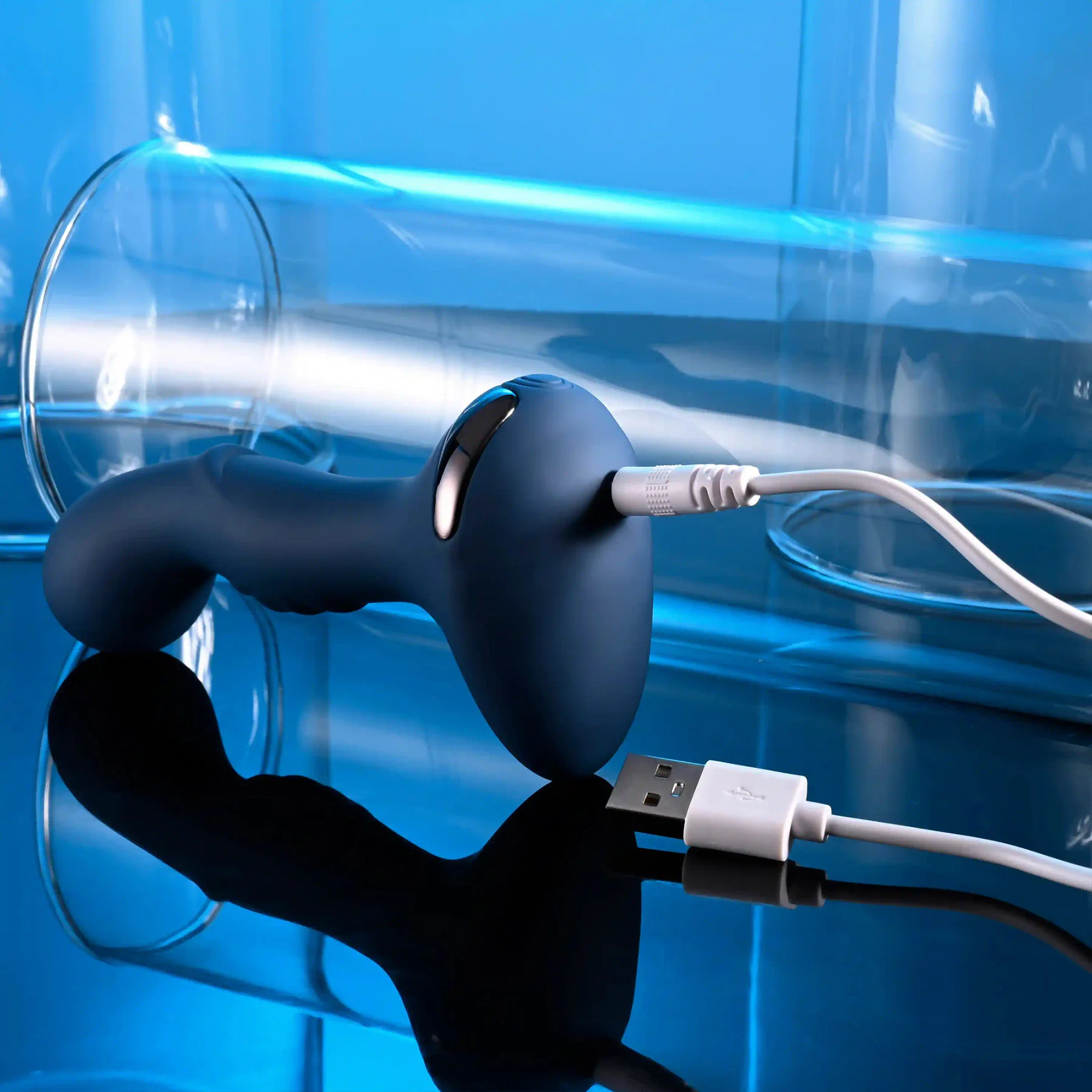 Zero Tolerance Blue Oasis Rechargeable Silicone Vibrating Anal Plug - Image 10