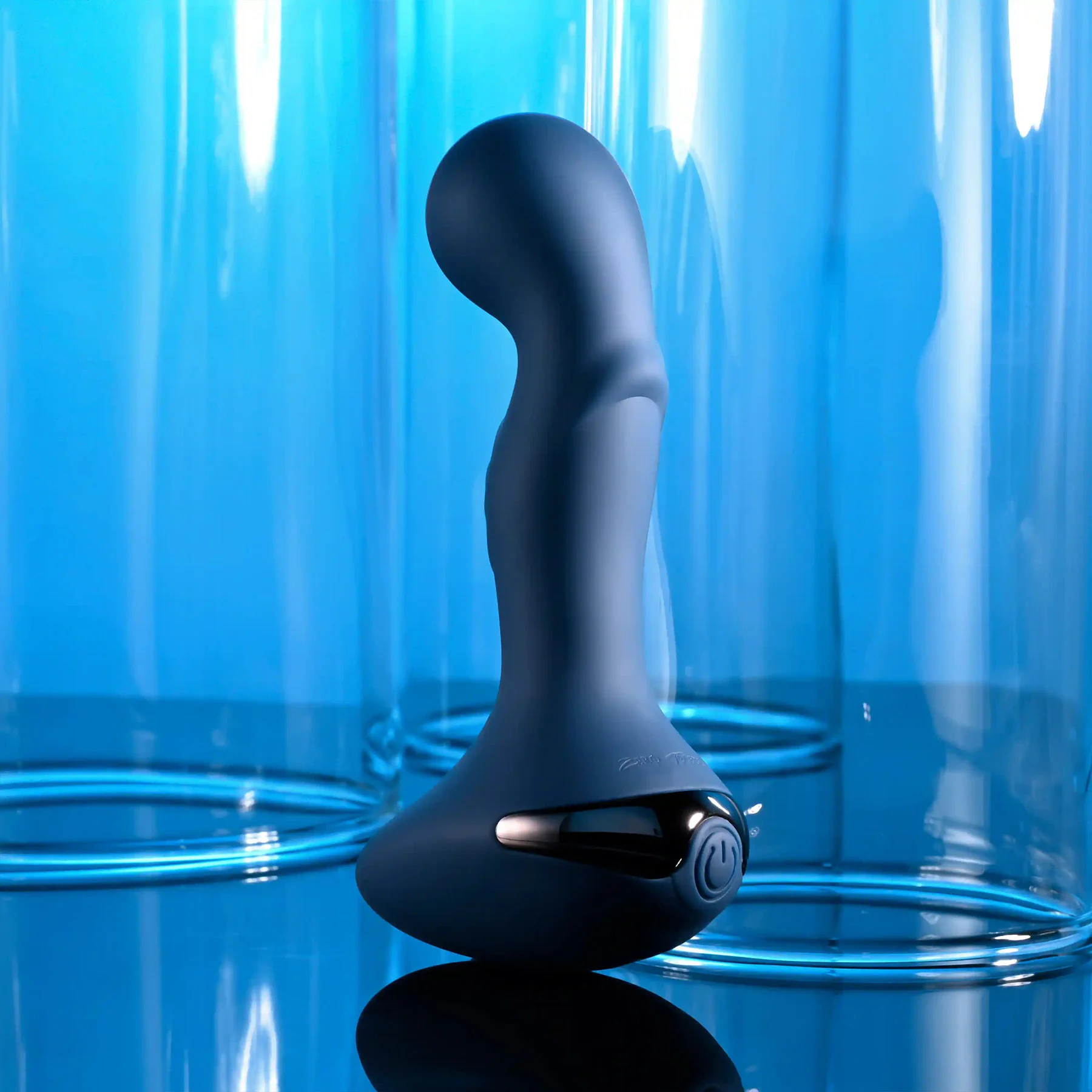 Zero Tolerance Blue Oasis Rechargeable Silicone Vibrating Anal Plug - Image 8