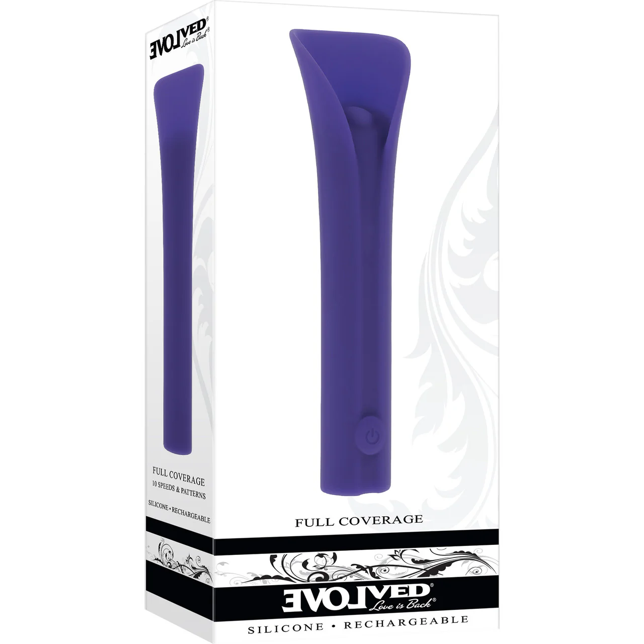 Zero Tolerance Full Coverage Rechargeable Waterproof Silicone Clitoral Vibrator - Purple - Image 9