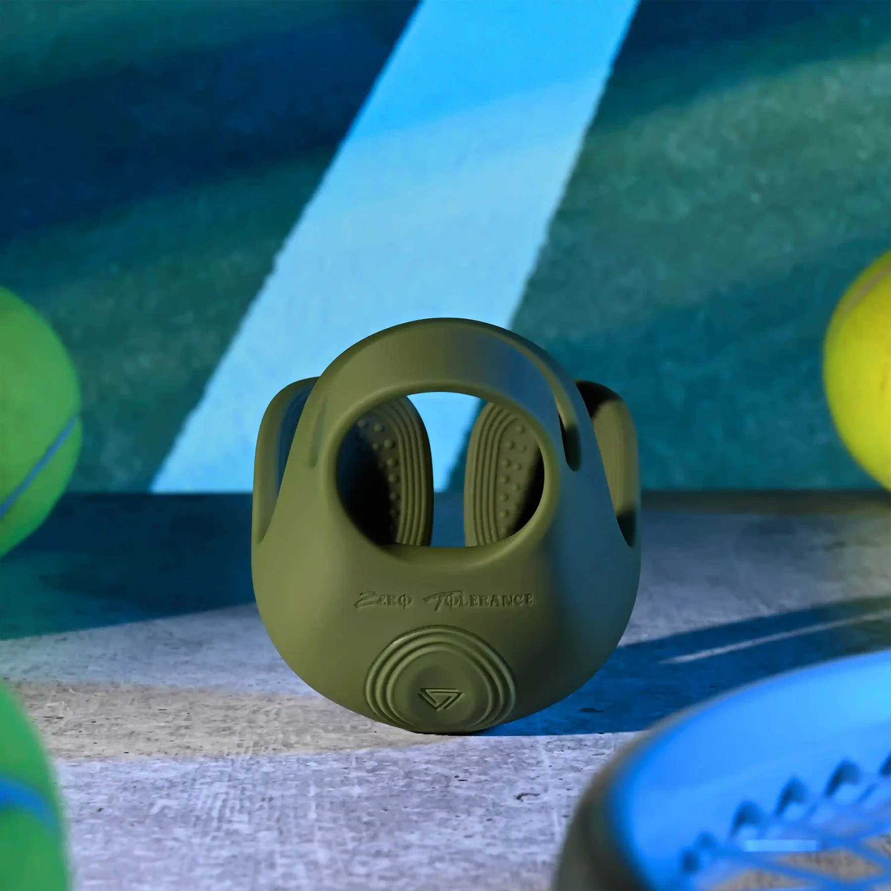 Zero Tolerance Nutty Buddy Silicone Dual Cock Ring With Vibrating Ball Cup - Image 6