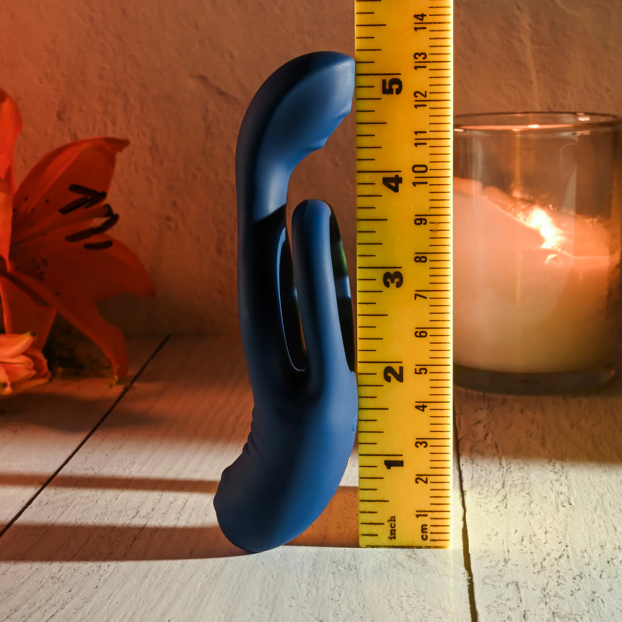 Zero Tolerance Ring Around The Rosy Silicone Vibrating Double Cock Ring & Ball Stimulator - Blue - Image 10