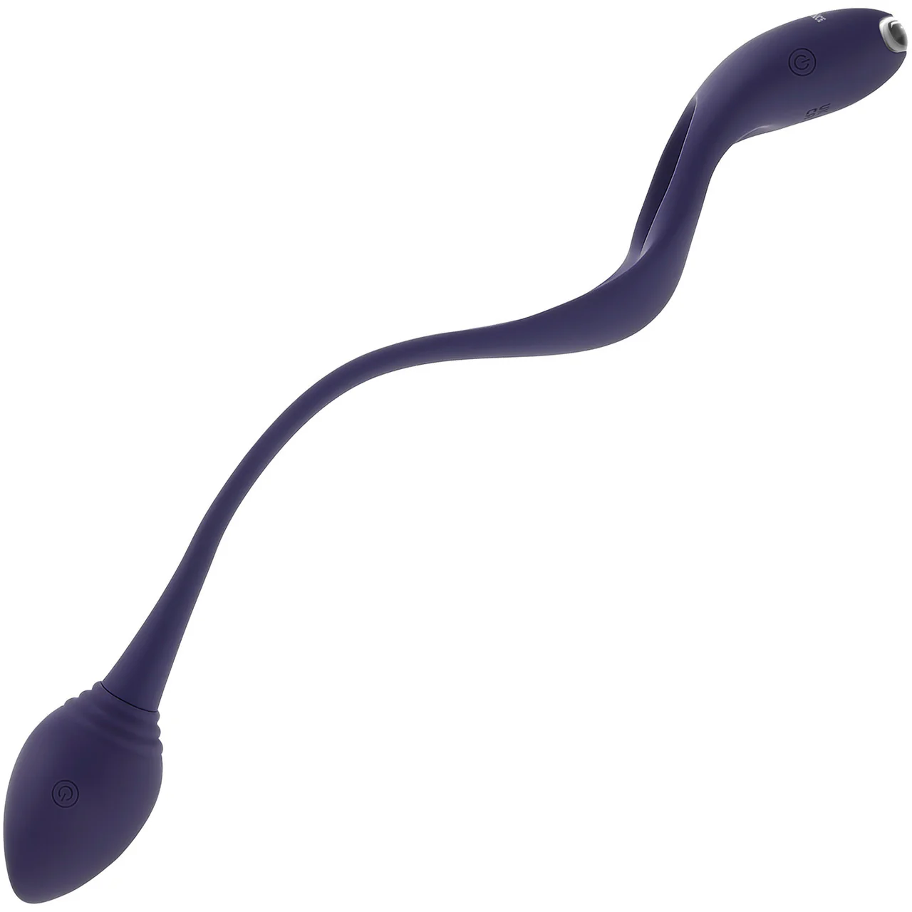 Zero Tolerance Tip To Tail Rechargeable Waterproof Silicone Vibrating Cock Ring & Anal Plug - Purple - Image 12