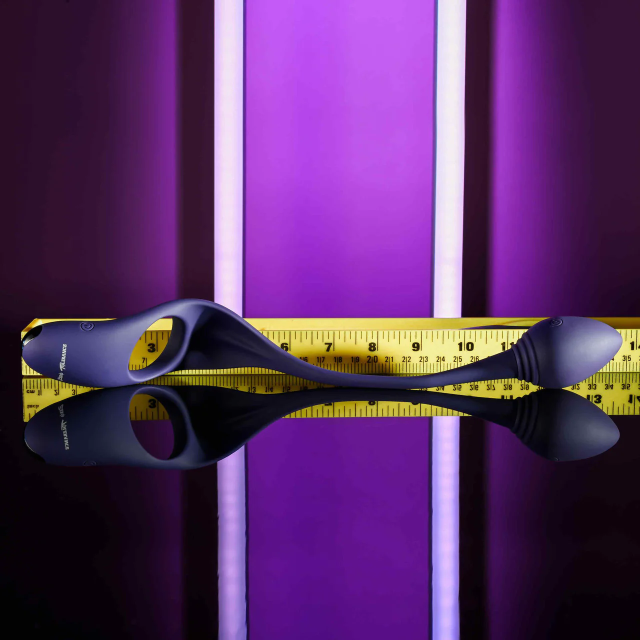 Zero Tolerance Tip To Tail Rechargeable Waterproof Silicone Vibrating Cock Ring & Anal Plug - Purple - Image 17