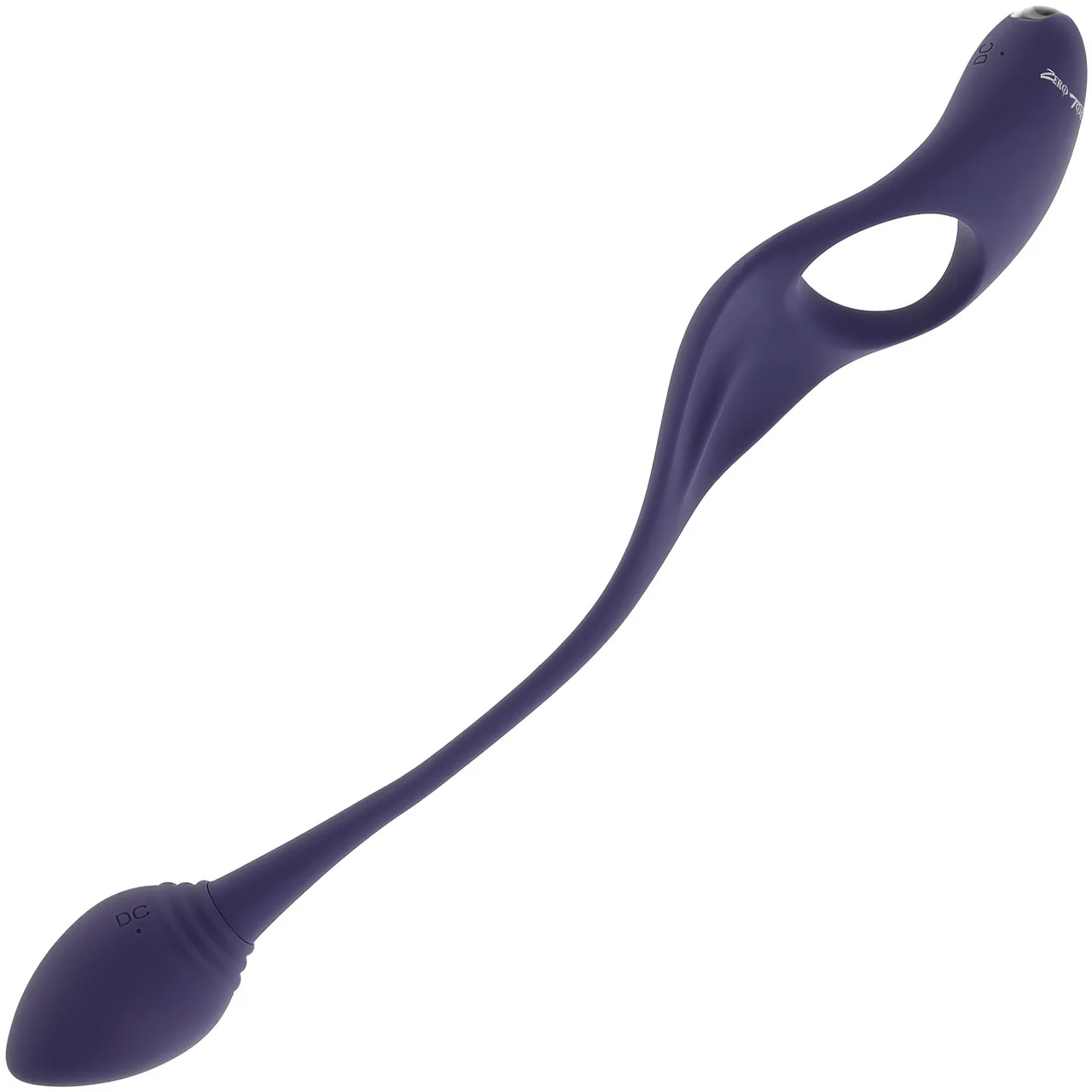 Zero Tolerance Tip To Tail Rechargeable Waterproof Silicone Vibrating Cock Ring & Anal Plug - Purple - Image 5