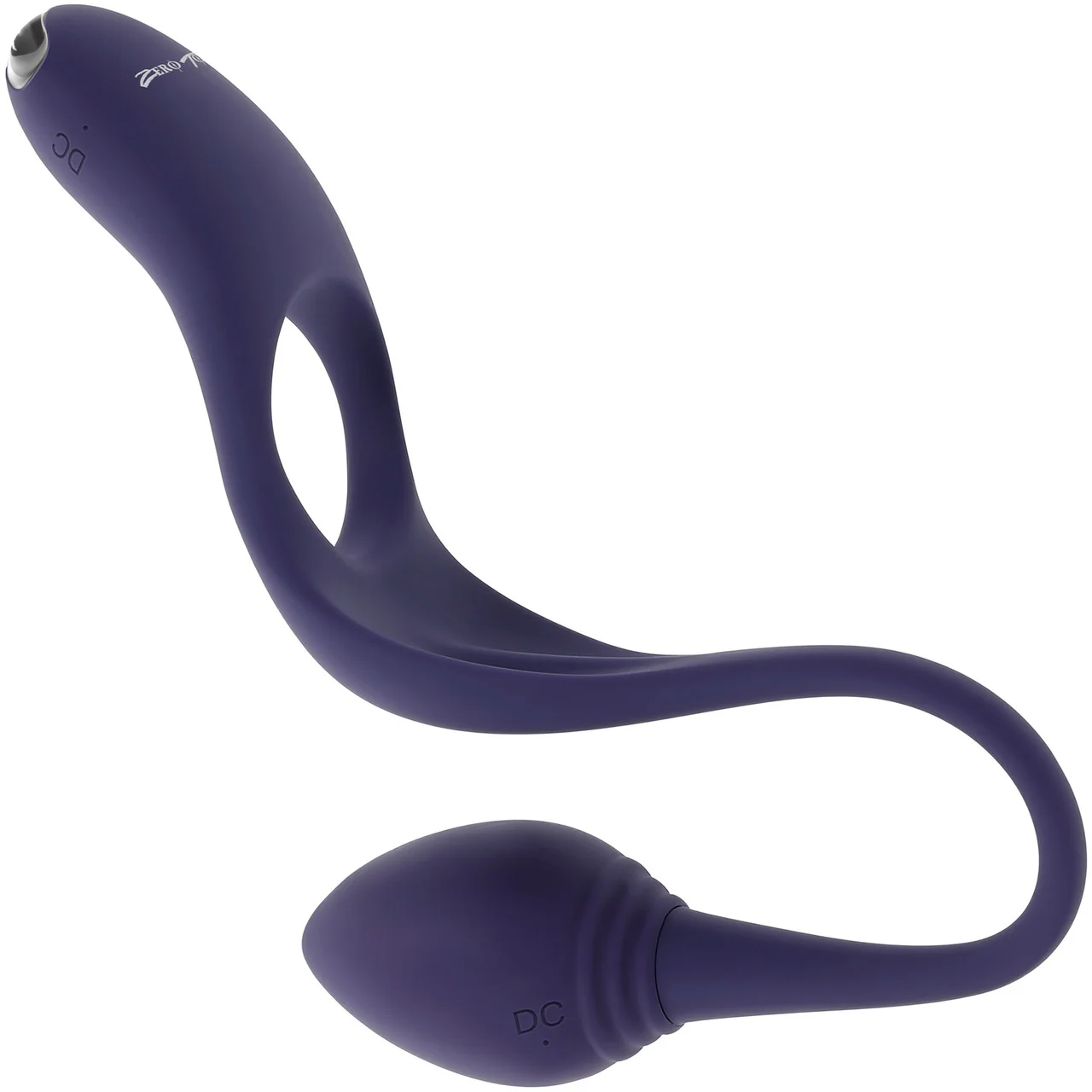 Zero Tolerance Tip To Tail Rechargeable Waterproof Silicone Vibrating Cock Ring & Anal Plug - Purple - Image 7