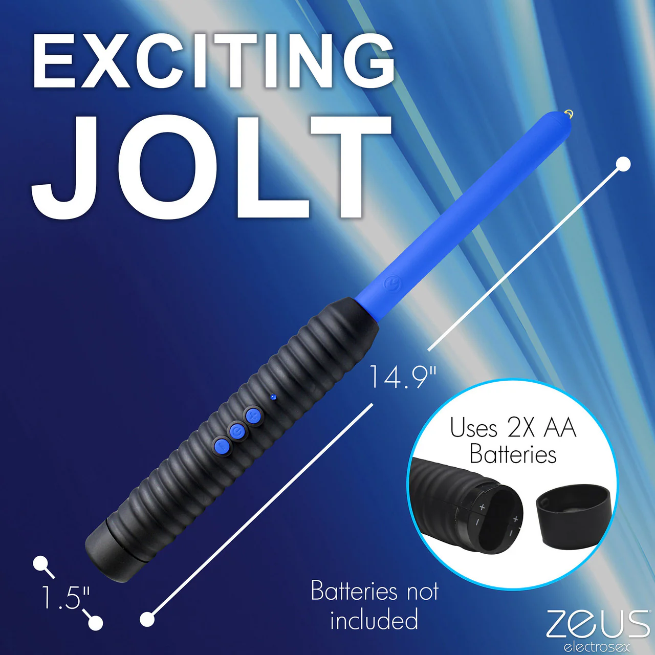 Zeus Electrosex Shock Rod E-Stim Zapping Wand - Image 10