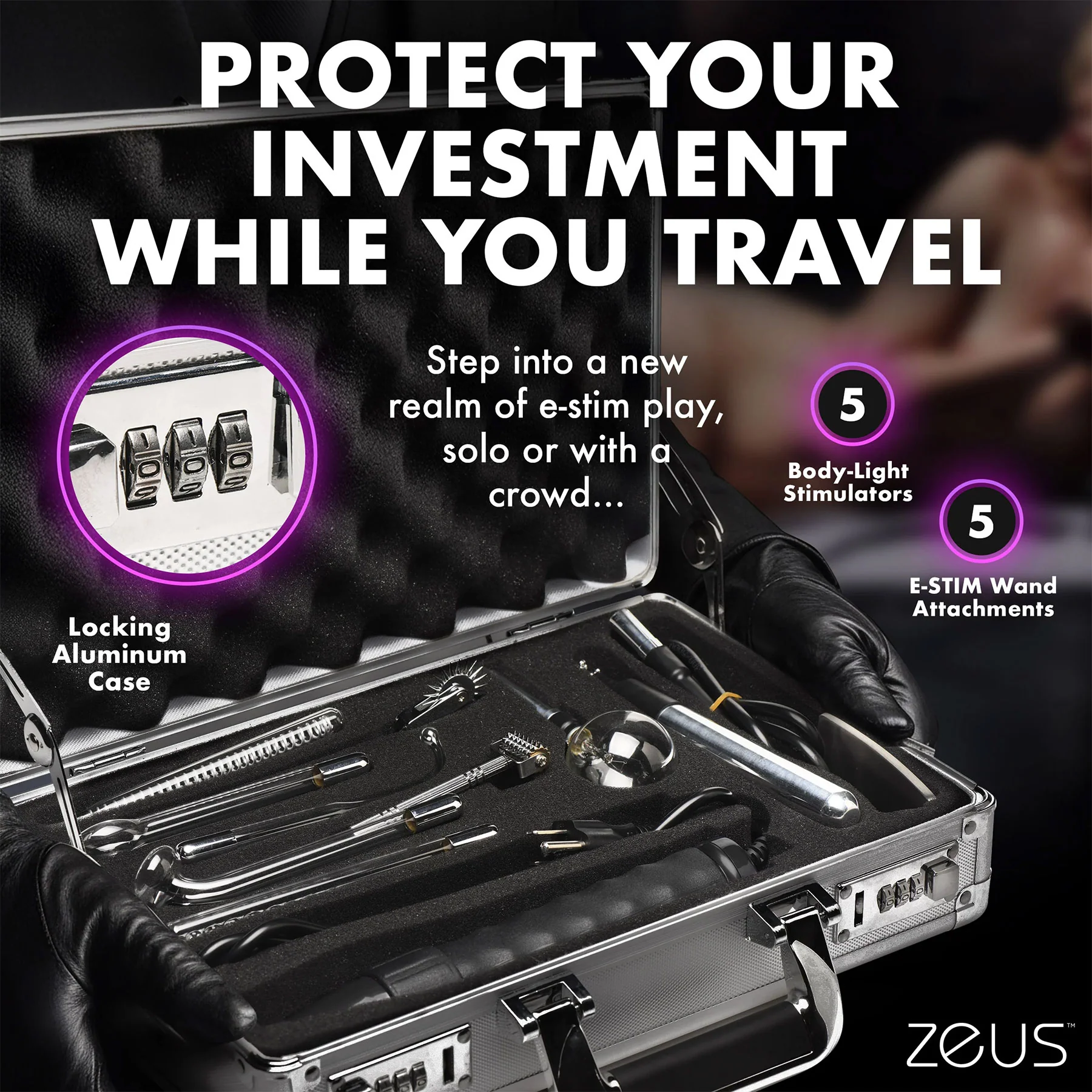Zeus Electrosex Ultimate Edition Violet Wand Set - Image 23