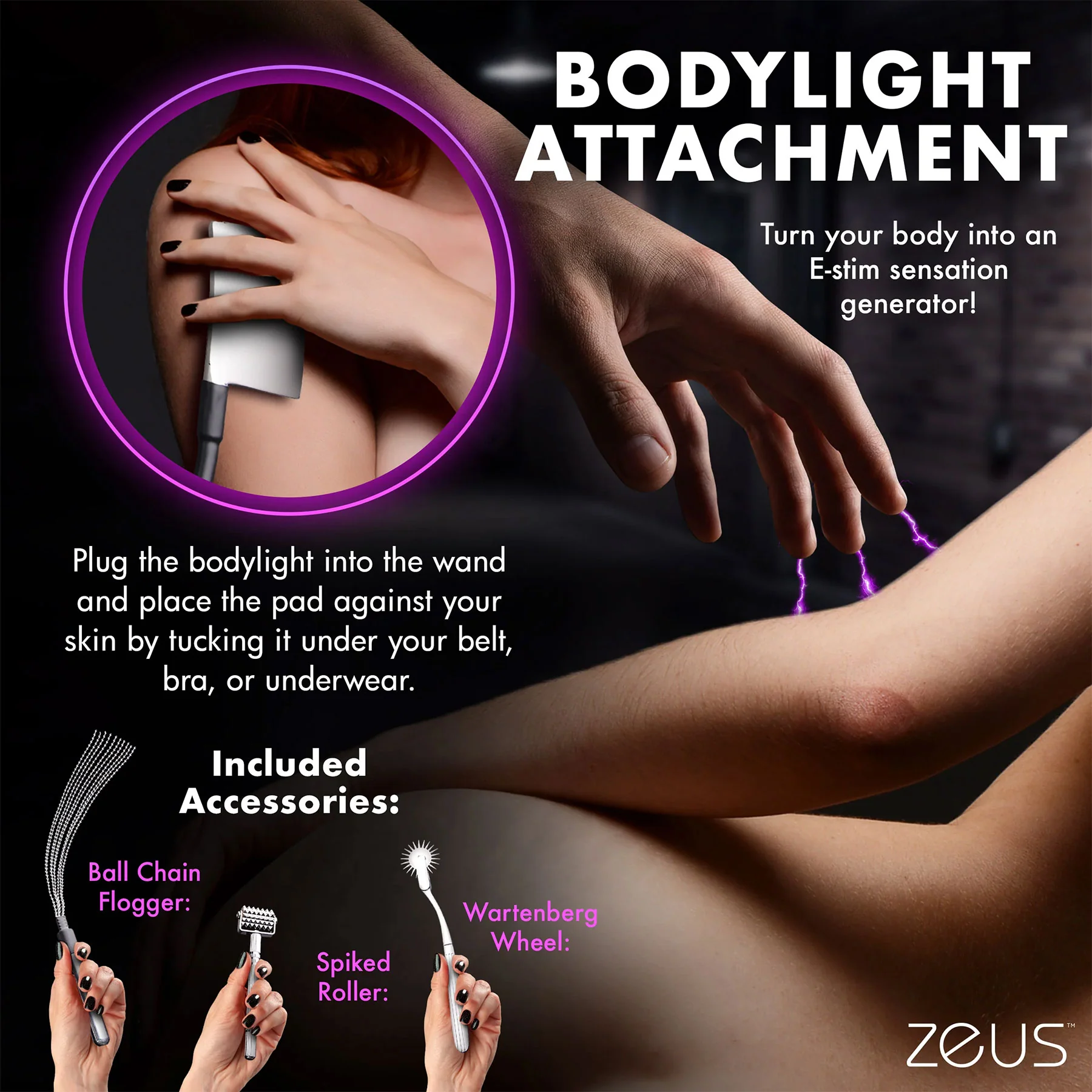 Zeus Electrosex Ultimate Edition Violet Wand Set - Image 4
