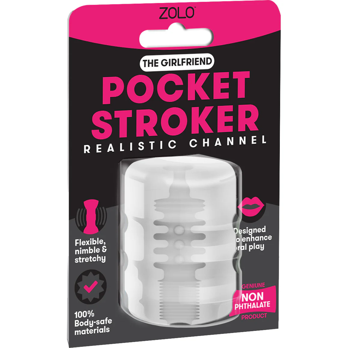 ZOLO Girlfriend Realistic Channel Pocket Stroker Penis Masturbator - Image 2