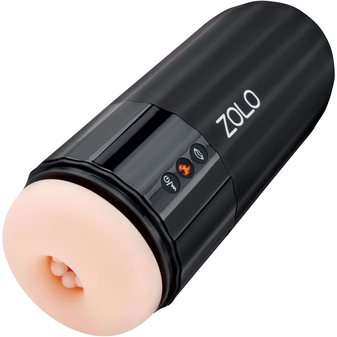 ZOLO Jerkmaster Rechargeable Silicone Warming, Sucking & Vibrating Oral Sex Penis Masturbator - Image 3