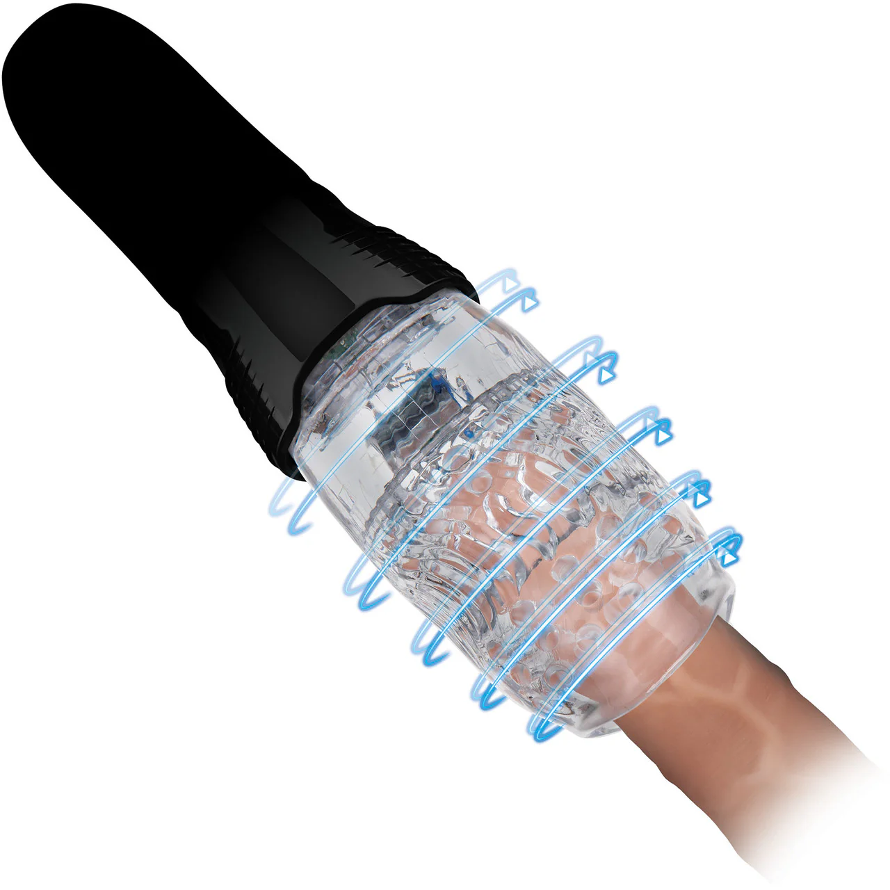 ZOLO The Original Gawk Gawk Rechargeable Vibrating, Rotating & Thrusting Oral Sex Penis Masturbator - Image 4