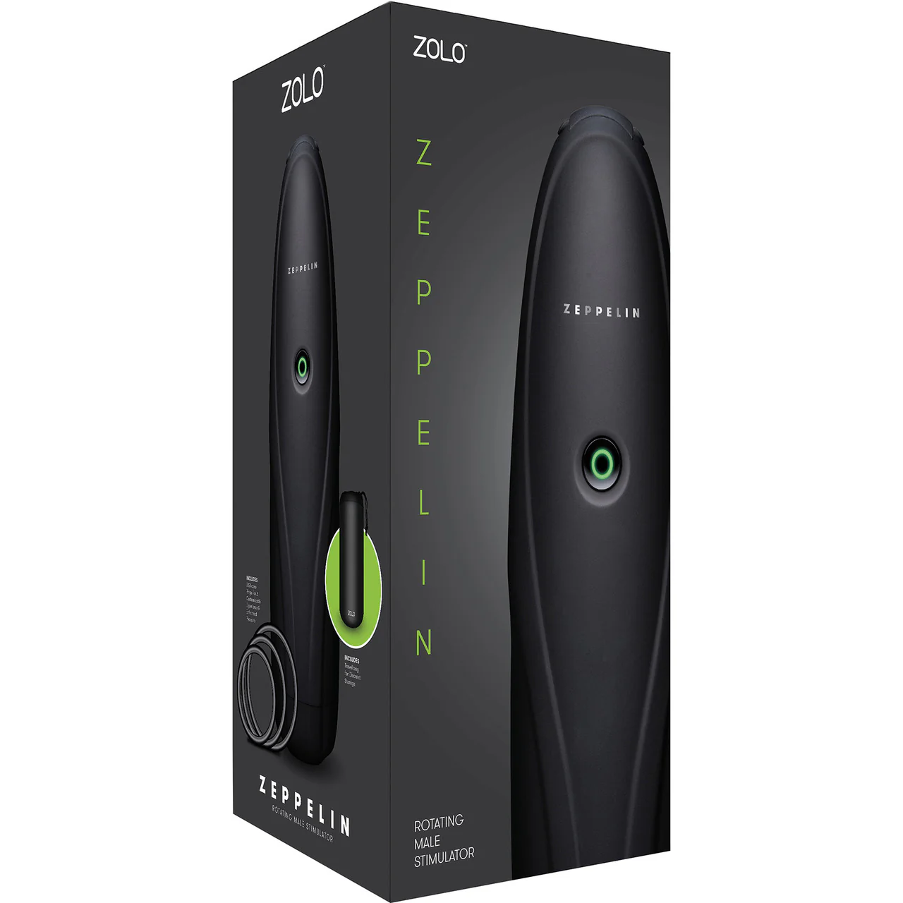 ZOLO Zeppelin Rotating Penis Masturbator With Vibrating Bullet - Image 3
