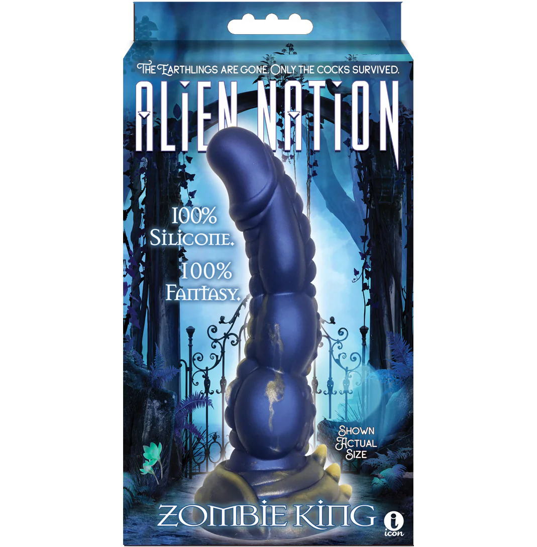 Zombie King 8.5" Silicone Suction Cup Dildo By Alien Nation - Image 2